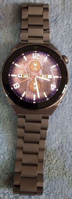 Huawei Watch GT 3 Pro de 46 de milimetri cu curea din titan impecabil 10/10. Culoare Gray