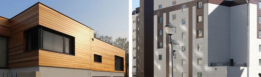 Линеарные панели / облицовка панелями / панели для облицовки здания