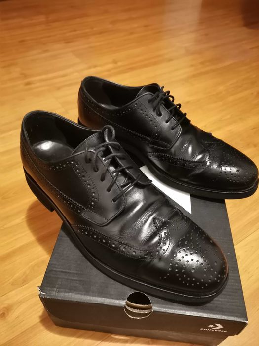 Pantofi model brogue MASSIMO DUTTI ,impecabili mar.42 culoare neagra