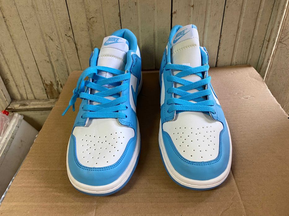 ''Nike Dunk Low UNC University Blue White''оригинални маратонки 45 ном