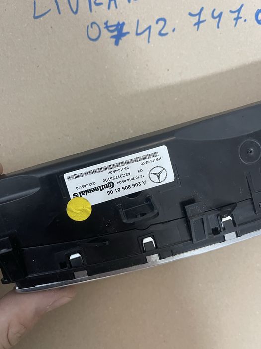 Panou Ac Clima Mercedes C-class W205 A2059058105 Climatronic 2013-2018
