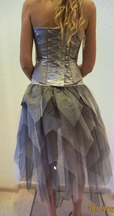 Rochie argintie ocazie