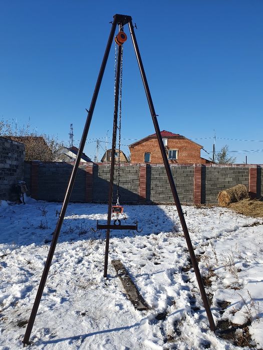 Тренога для забоя КРС