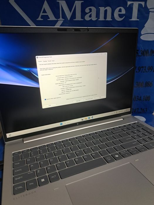 Laptop HP Eliebook 660 g11 ca nou !