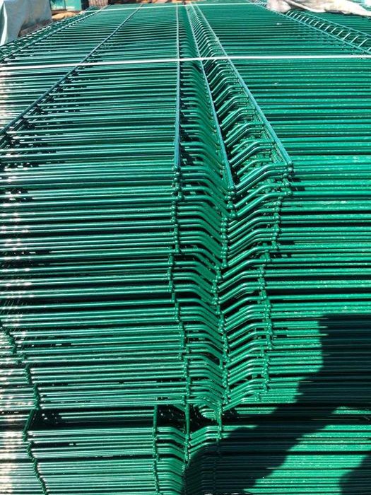 Panou gard bordurat zincat verde