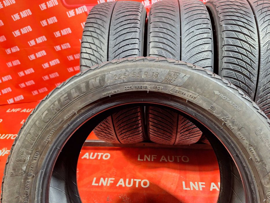 Anvelope M+S 225/55/18 - Michelin - 6.5 MM - DOT 2018 !