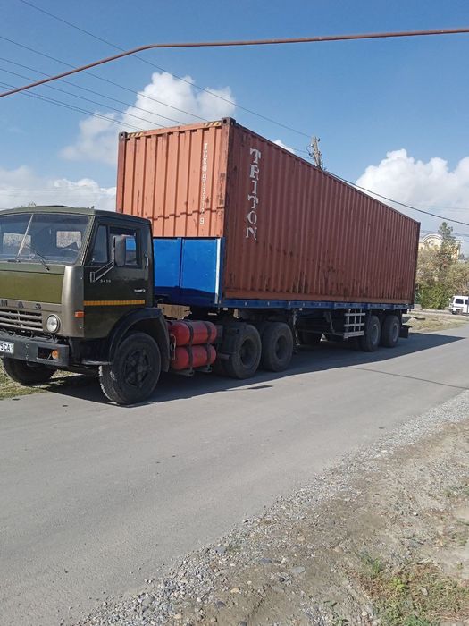 Камаз шаланда контейнеровоз