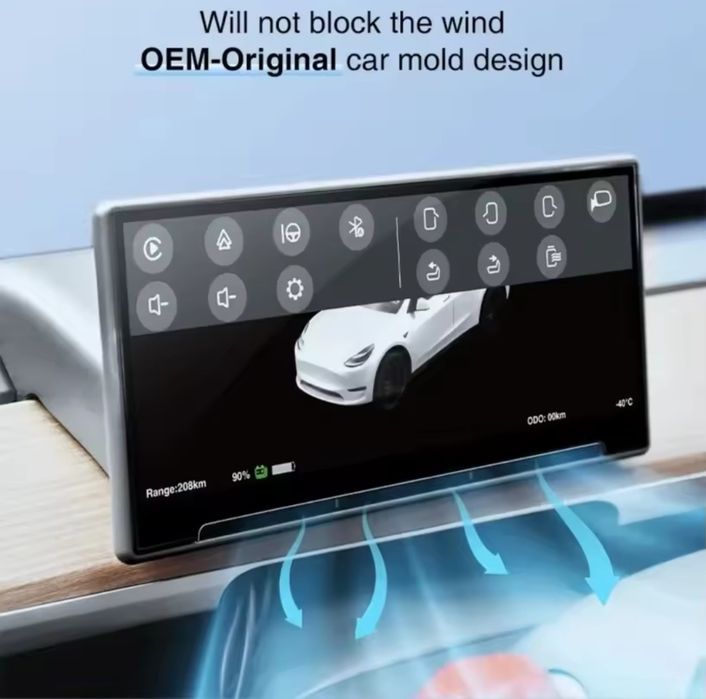 Tesla model 3 / Y dashboard / Екран за Тесла / HEAD UP ДИСПЛЕЙ