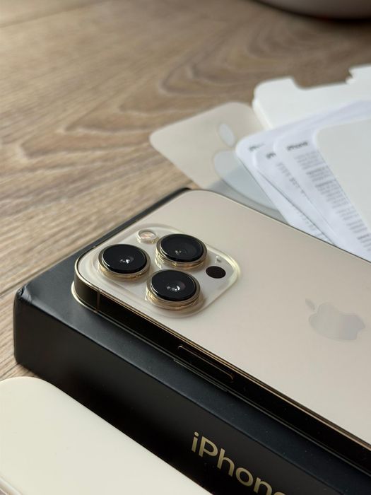 Iphone 13 Pro, 128gb, bat.80% - gold, ca nou