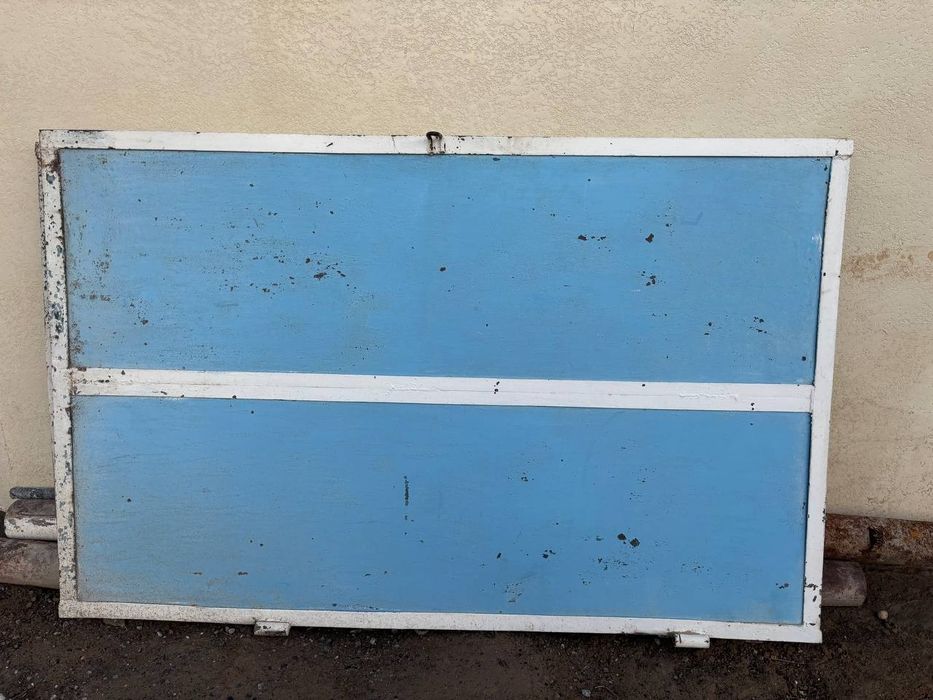 Ворота железные без калитки