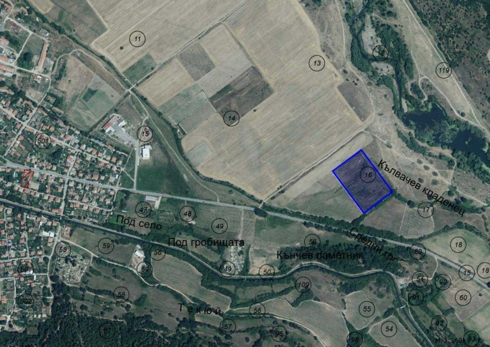 Парцел за продажба – с. Бузовград, местност „Даскалов Соргун“