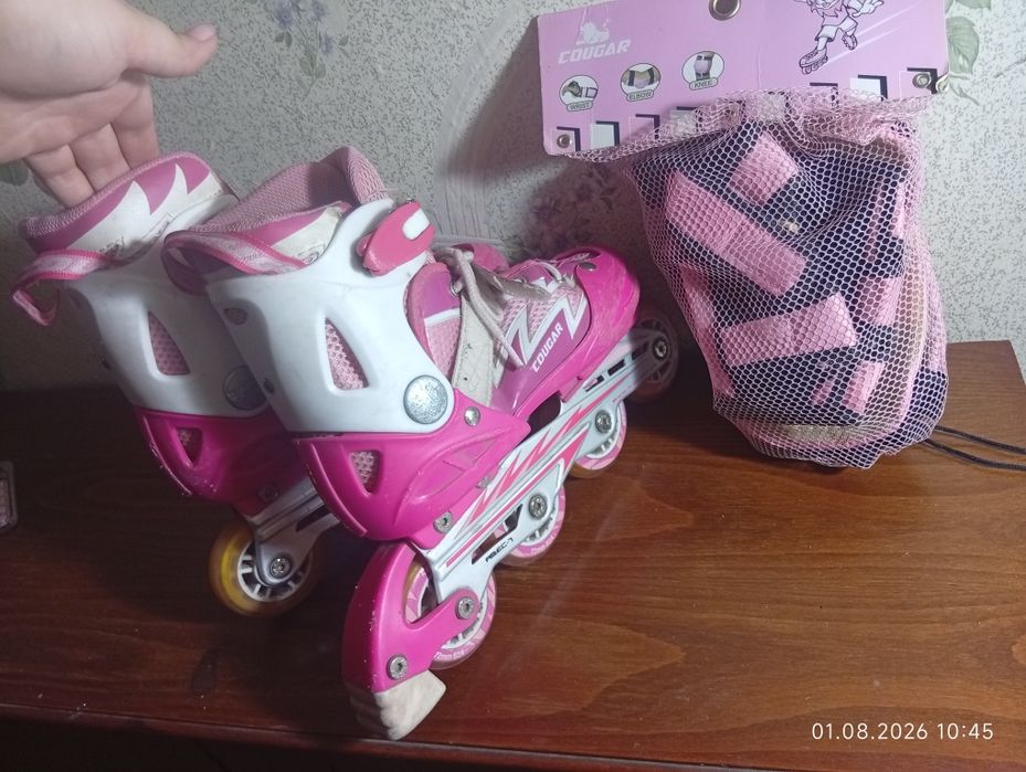 Ролики детские с защитками