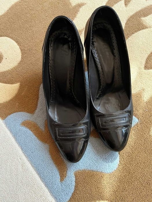 Дамски официални обувки, естествена кожа - размер 38