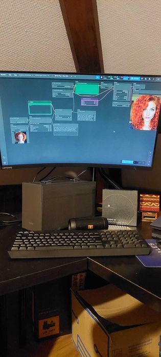 Desktop Gaming High-End Ultracompact - Perfect pentru Jocuri 4K & AI