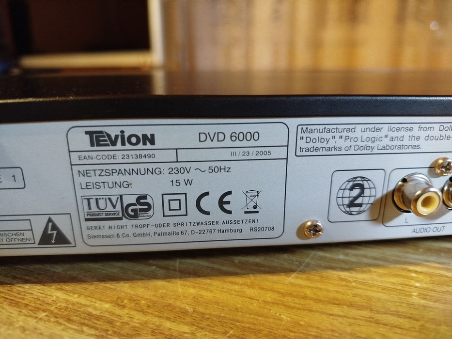 Dvd player Tevion