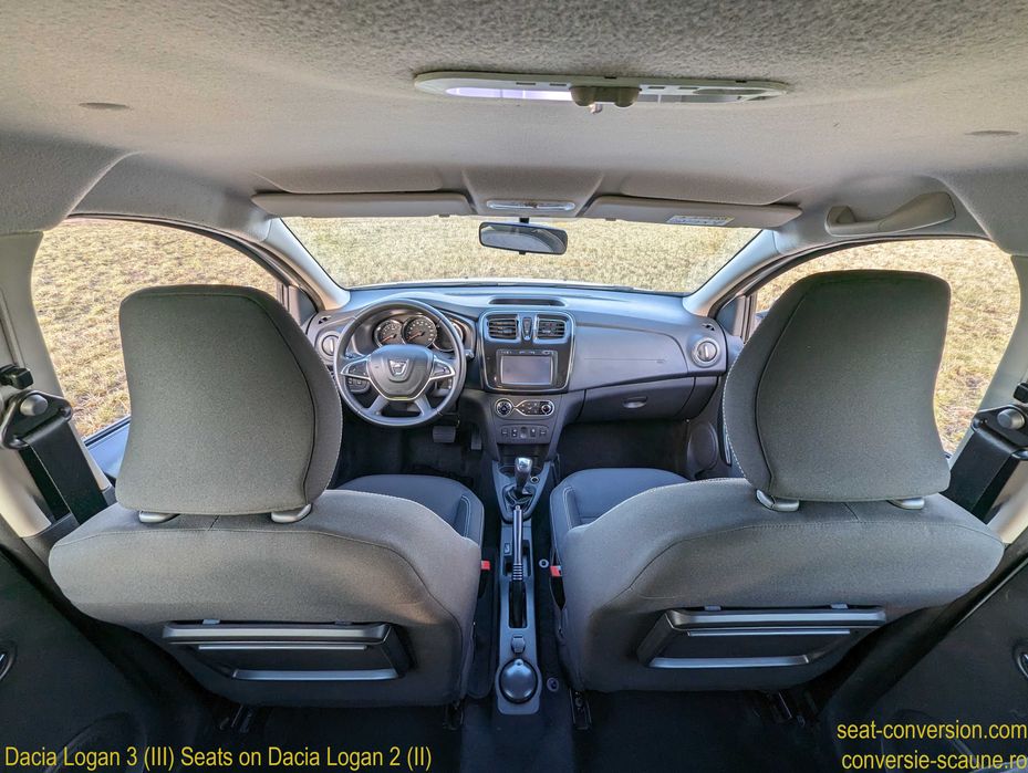 Sistem adaptare scaune de Logan Sandero 3 III pe Logan Duster < 2020
