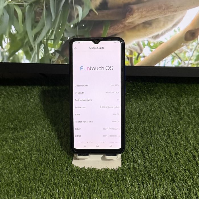 Vivo 1904 64 Gb arzomchi madel