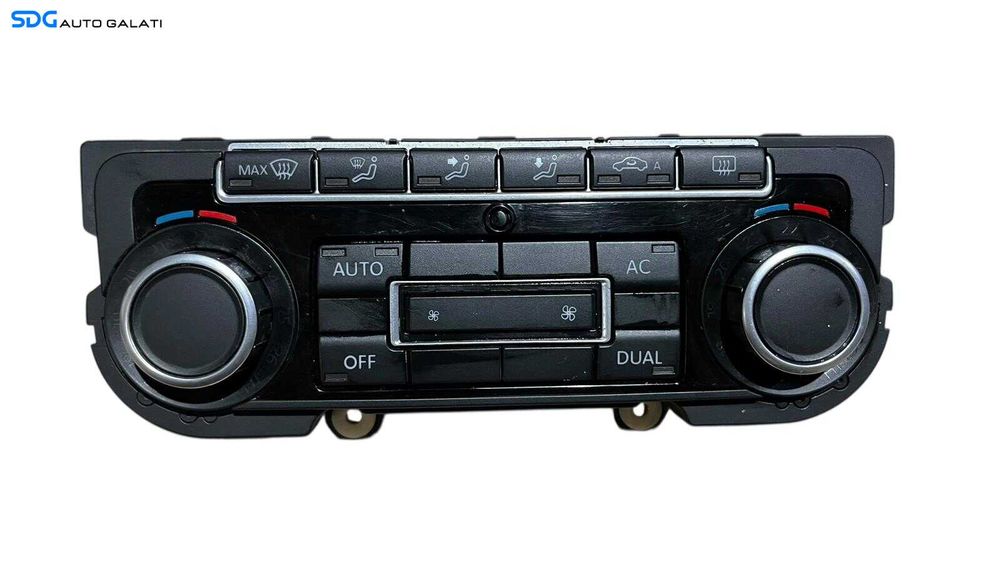 Panou Modul Unitate Comanda AC Aer Conditionat Clima Climatronic Dublu Dual Zone Volkswagen Passat CC 2008 - 2012 Cod 5K0907044 5HB009746 [LC0648]