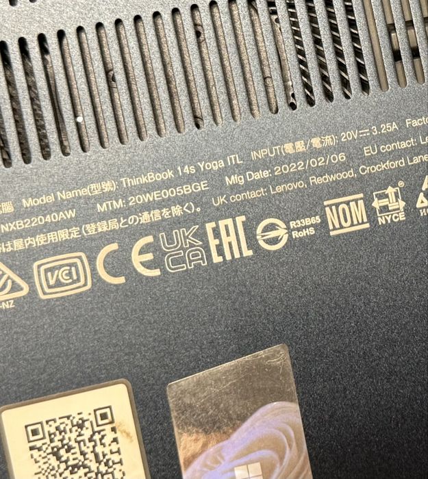 Laptop Lenovo thinkbook 14s yoga itl i7 gen 11 touchscreen