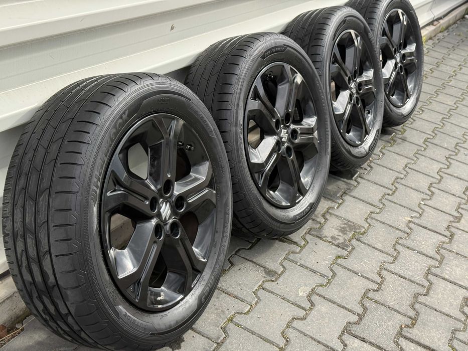 Jante originale Suzuki Vitara MK4 R17 cu anvelope vara HANKOOK 2021 - inclusi senzori TPMS originali Suzuki