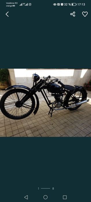 Schimb / vand motocicleta epoca vintage MZ cu atas Duna