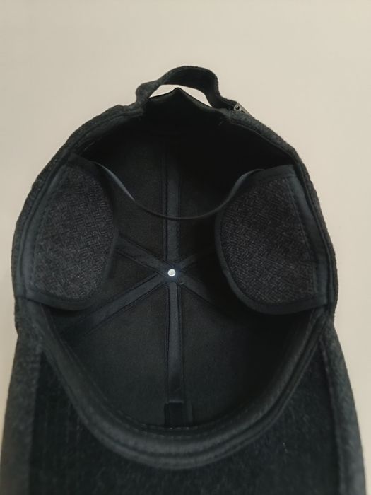 Мужская теплая кепка с козырьком