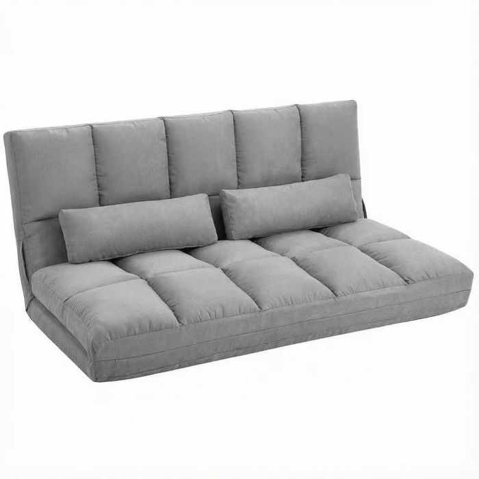 HOMCOM Сгъваем разтегателен диван с 3-позиционна регулируема облегалка