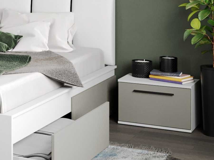 Set Mobila Dormitor Casmir / Alb Soares C15