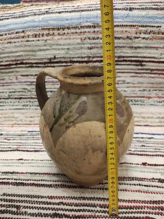 Vase de lut lucrate culori originale