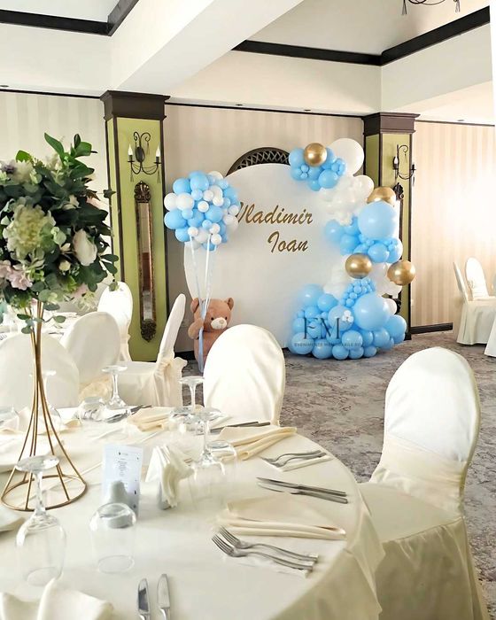 Decor ARCADA BALOANE Botez / Photocorner Baloane Zi de Nastere / Botez