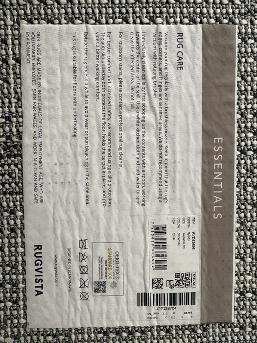 Vand covor Rugvista 140x200