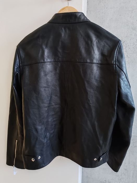 Geaca piele naturala - J.Lindeberg Boris Biker, lamb leather, noua, S