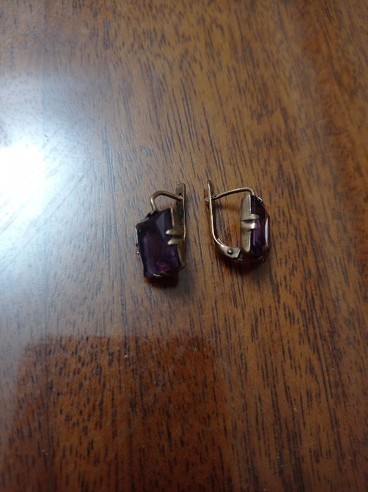 Серьги серебро СССР.