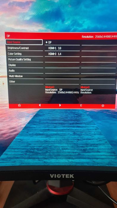 2К Монитор Viotek GN27D – 27”  144Hz Curved