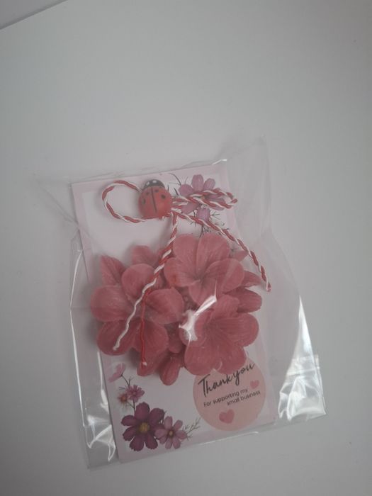 Martisoare din ceara de soia