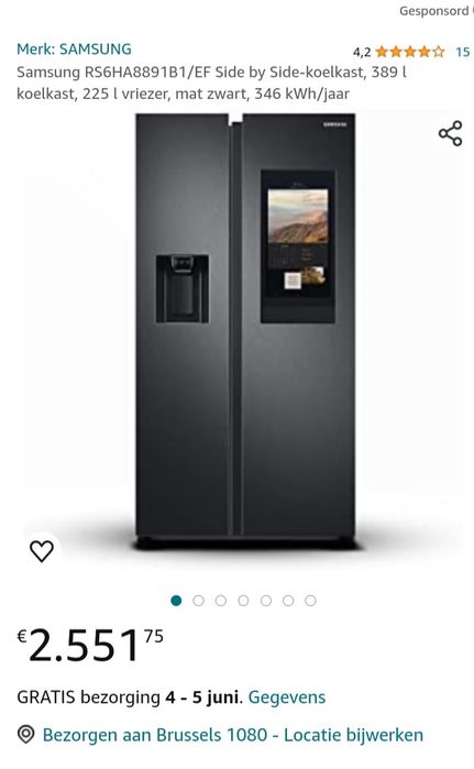 Frigider american Samsung