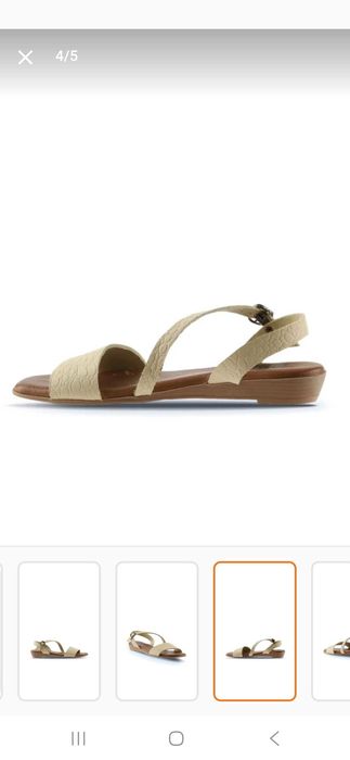 Елегантни дамски сандали от естествена кожа