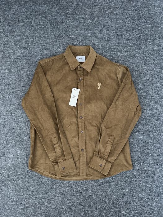 Оригинална Ami Paris Кадифена Риза Нова!