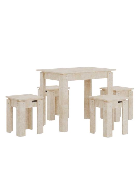 Комплект мебели - 1 стол и 4 стула AIKO | Mebel stol va 4 stul yangi