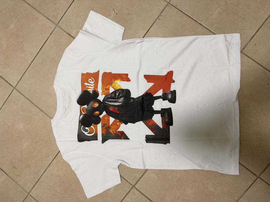 tricou Off-White x KAWS (Companion) alb