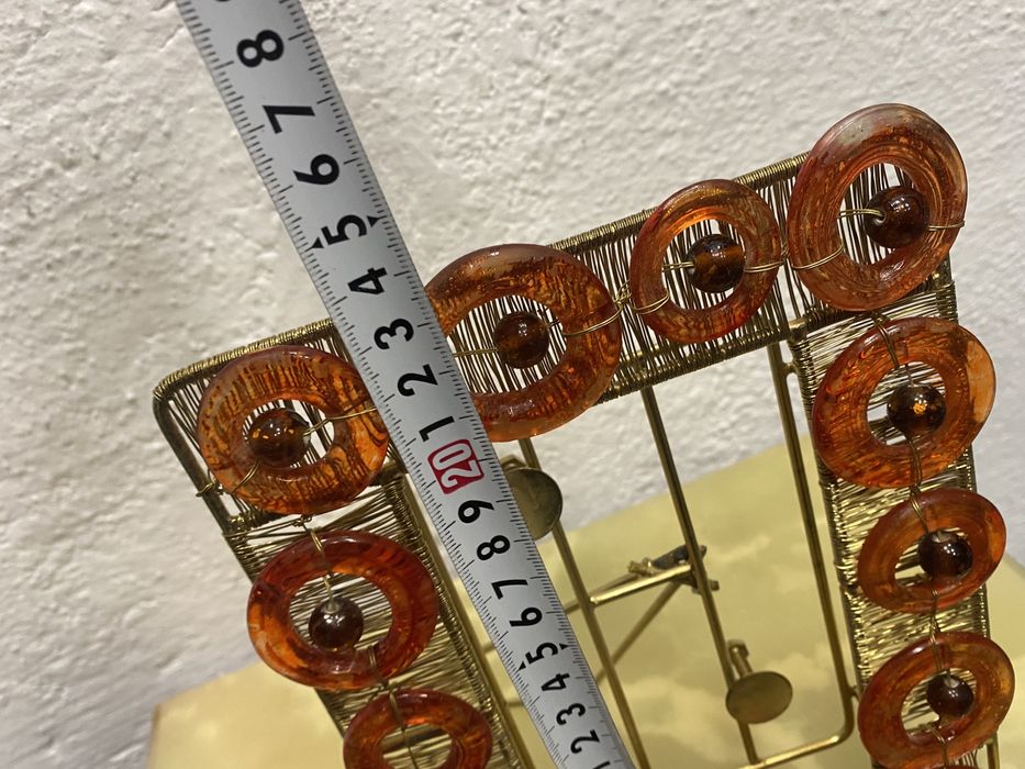 Немска рамка за снимки от Месинг и стъкло