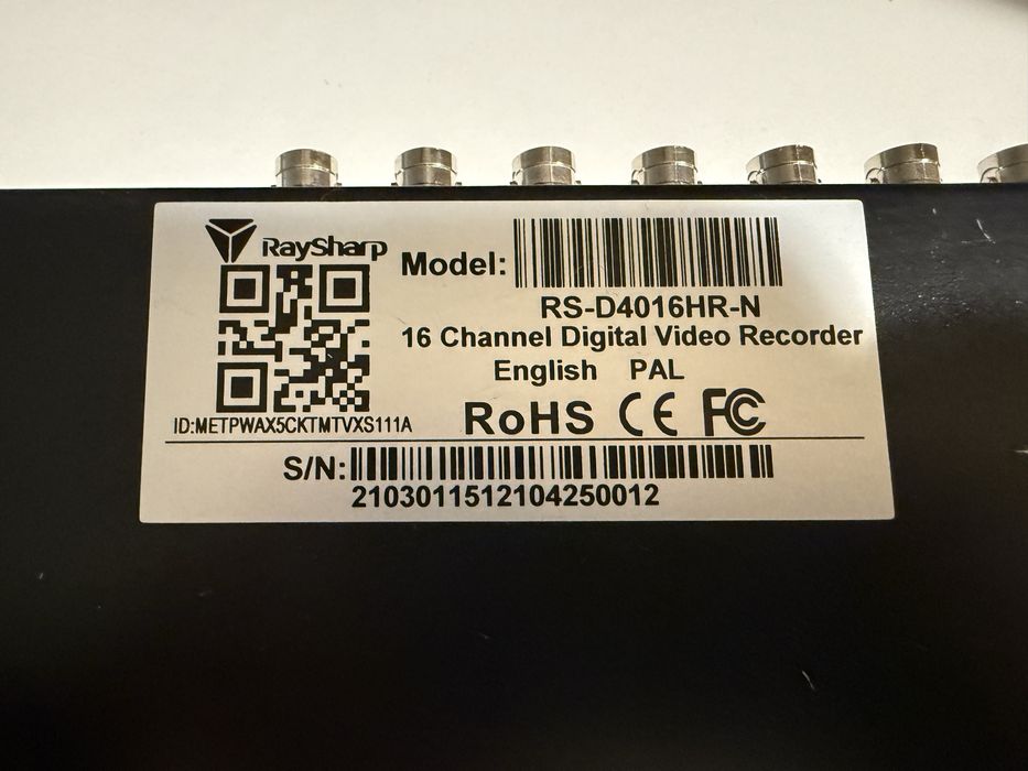 DVR RaySharp (Dahua/Hikivision clone) 16 канала DVR ip camera support