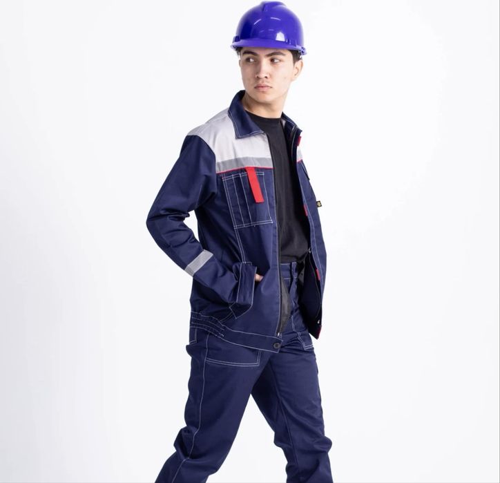 Летний костюм Брючный темно-синий