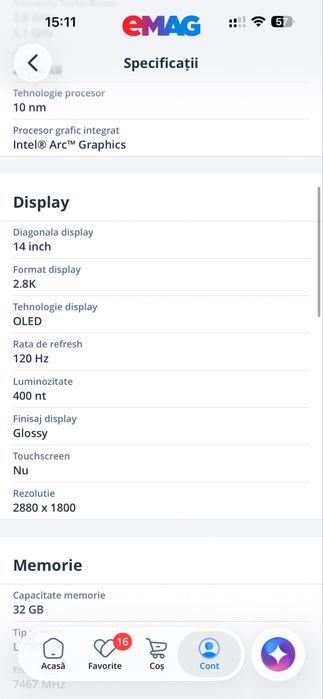 Laptop Lenovo IdeaPad Pro 5