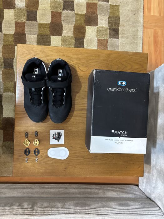 Adidasi CrankBrothers STAMP SPEED LACE flat shoes- black/white