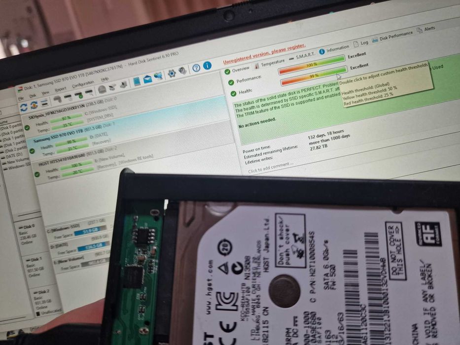 Vând HDD pentru LAPTOP 120gb 320gb 1000gb.