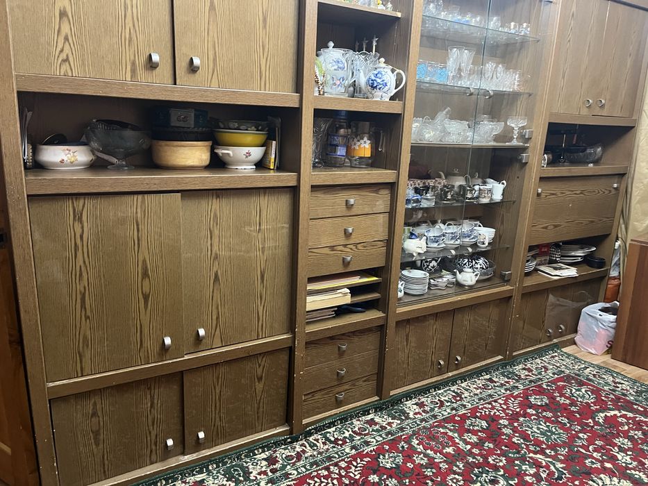 Стенка для зала  горка немецкая