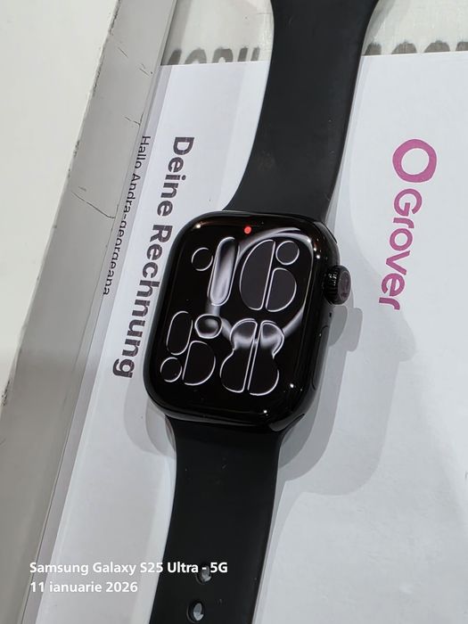 Apple Watch Seria 10 -42mm JetBlack -impecabil / Garantie