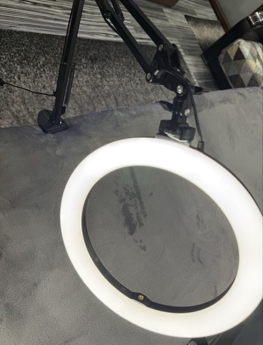 Lampa Ringlight pentru masa/pat