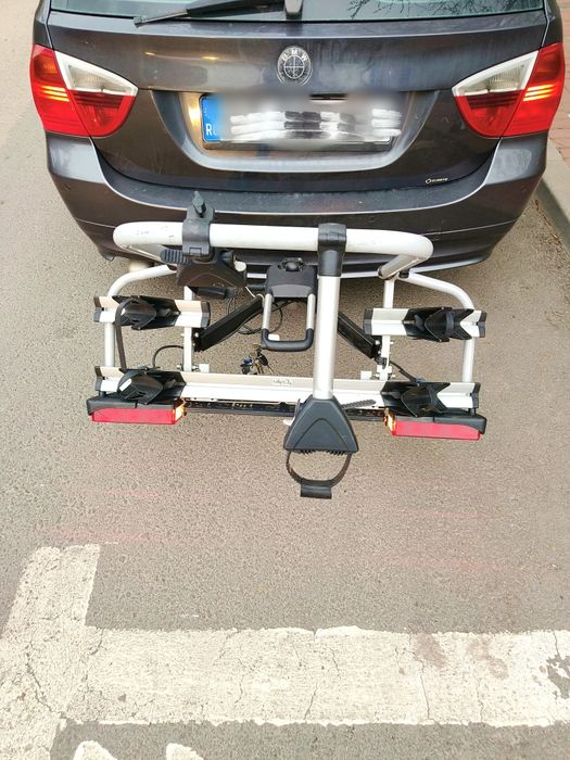 Suport auto 2 biciclete Atera pe carlig